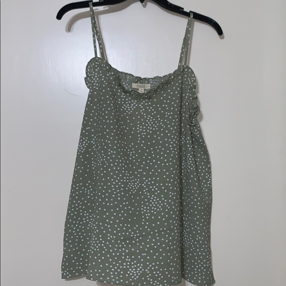 Sage Green dress cami